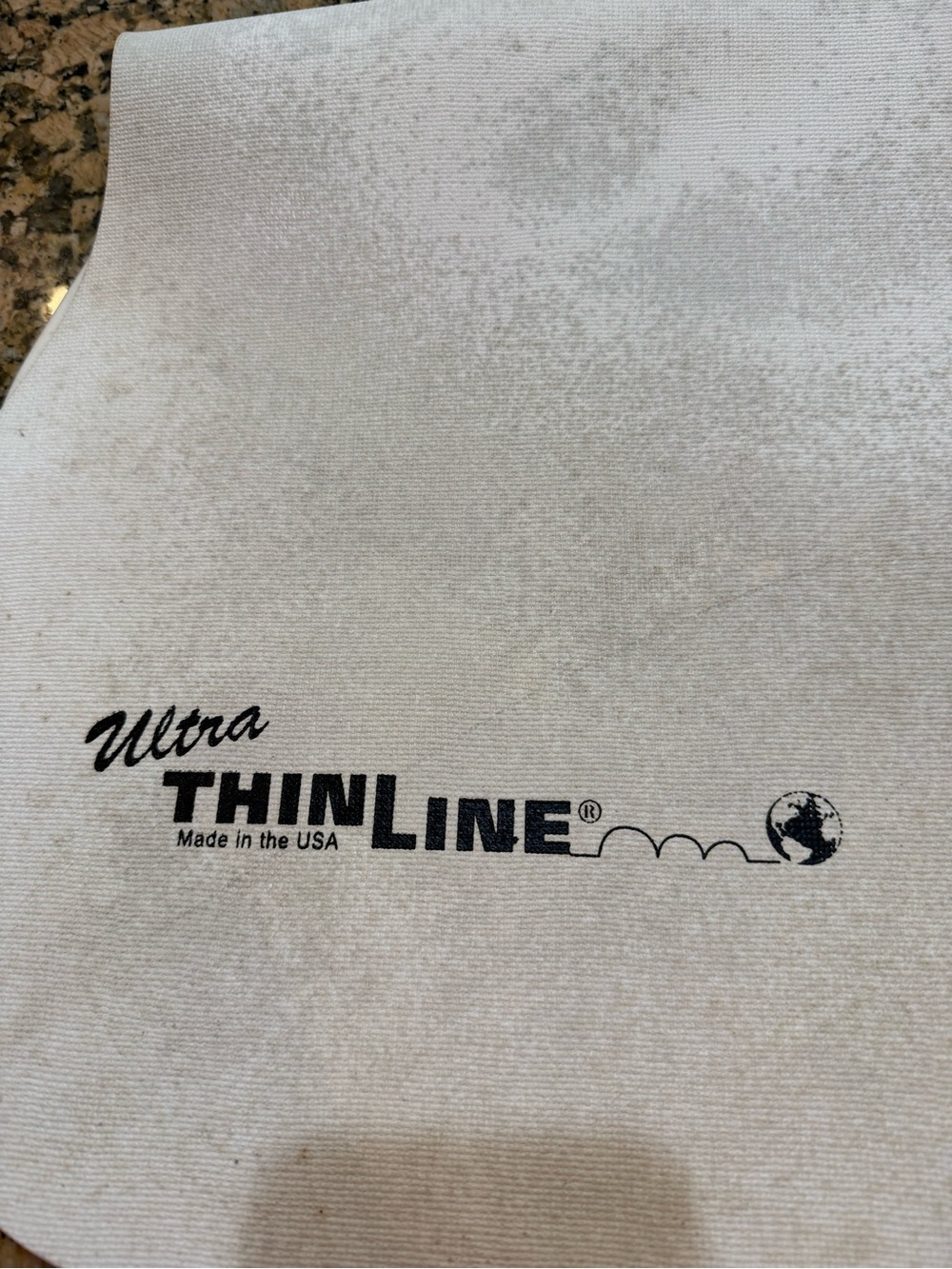 Ultra Thin Line Made in USA English saddle PAD with Black Logo